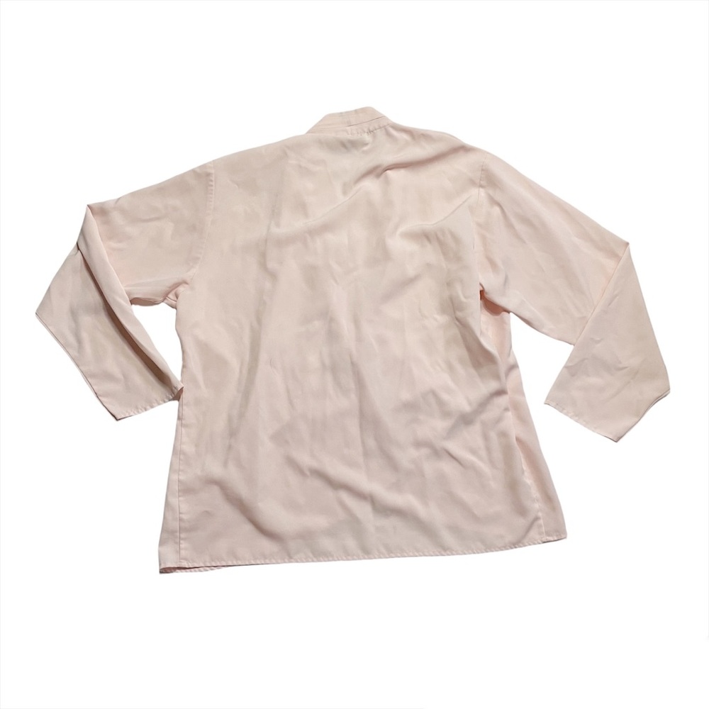 Vintage Gold Label Victoria’s Secret Silk Floral Embroider Wrap Sleep Top Medium - Picture 6 of 6